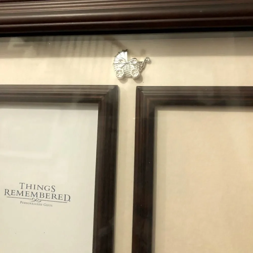 Baby Birth Record Things Remembered Silver Charm Photo Frame